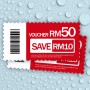 Voucher RM50 Free Additional RM10